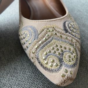 Bamboo nude flats, 7.5